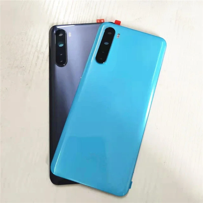 

For OnePlus Nord Back Battery Cover Door Rear Glass For One plus Nord 5G Housing Case With Camera Lens