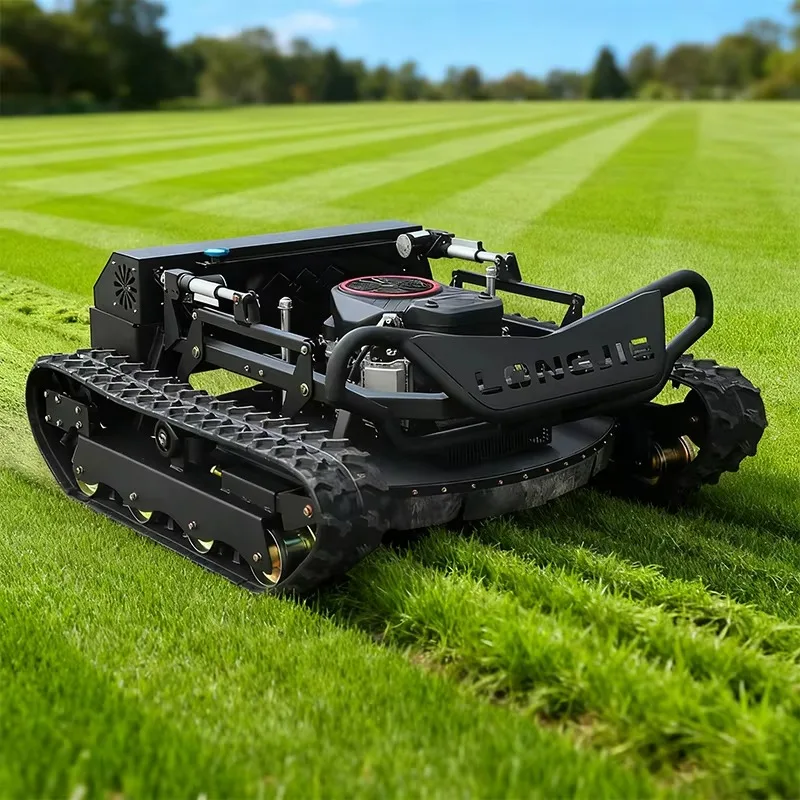 Intelligent Crawler Lawn Mower Electric Remote Control For Home Garden Orchard And All Terrain Grass Cutting