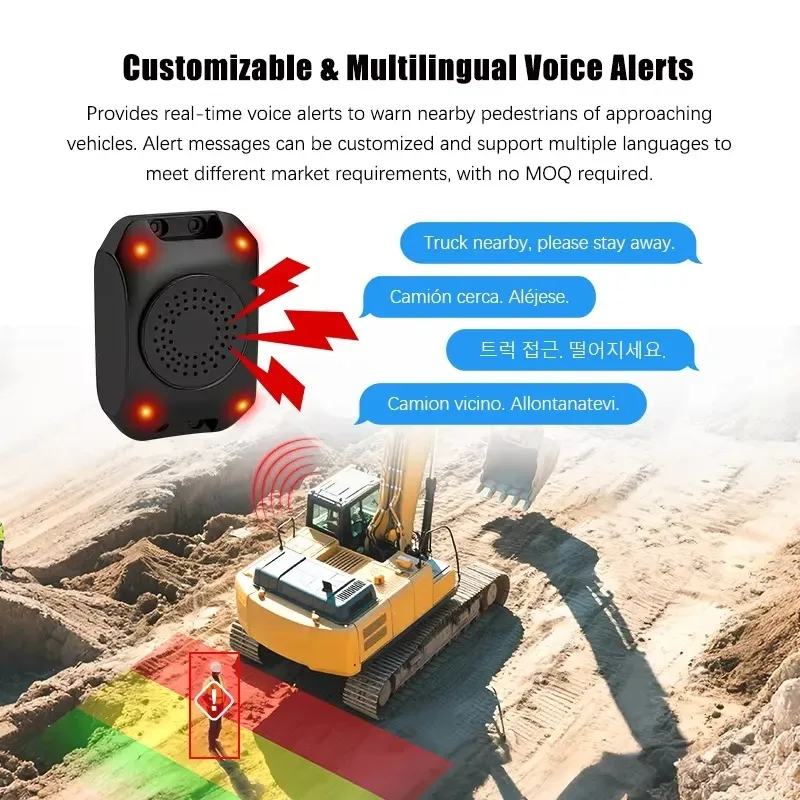 Hot Sale MCY Forklift Reversing Camera System with 7