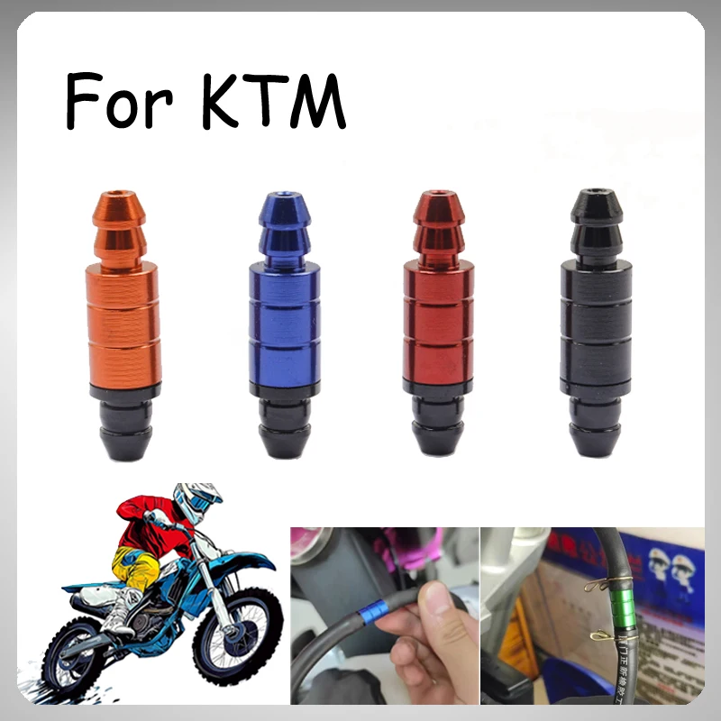 Motorcycle CNC Fuel Tank Cover Breather Valve One Way Valve For Honda Yamaha Kasawaki KTM Clutch Brake Bleeder Tool Check Valve