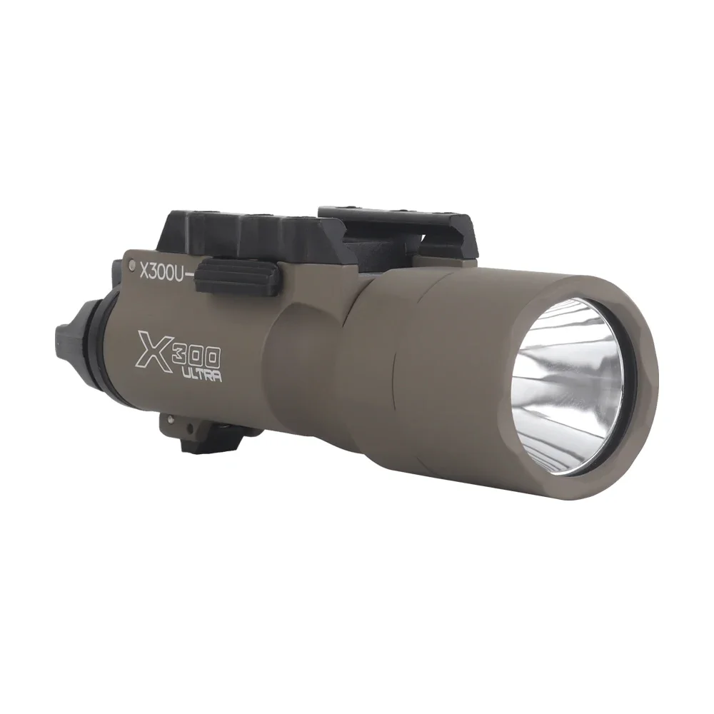 800 Lumens Tactical Surefir Style X300U-A Flashlight for Pistol Light Airsoft Helmet Light Torch Strobe