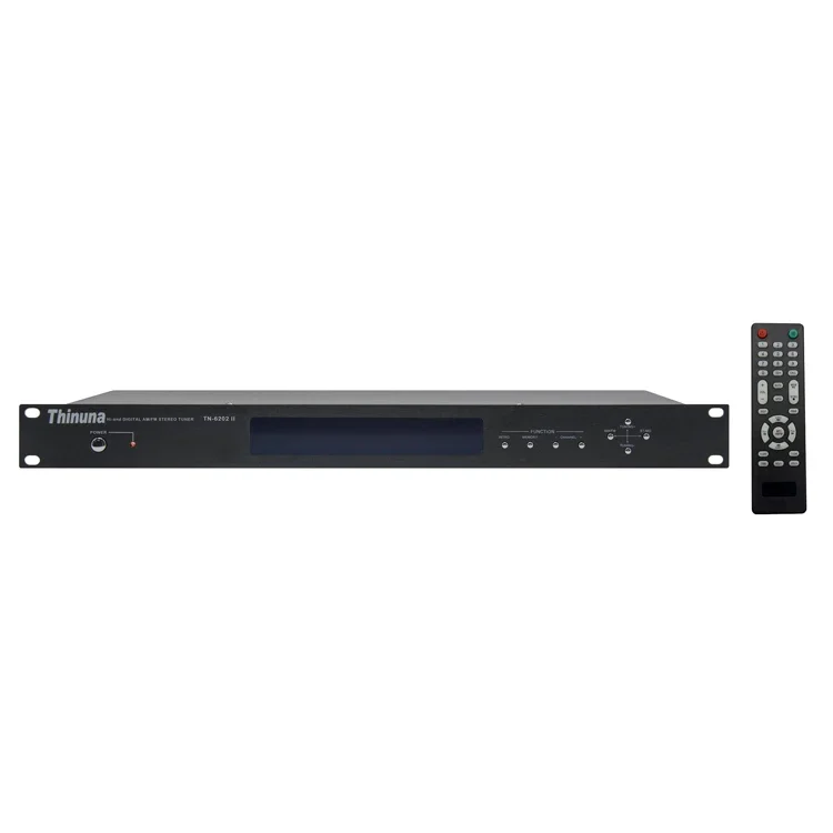 2025 Thinuna TN-6202 II Full Function Long Distance Remote Control Audio Source AM/FM Digital Tuner for Public Address System