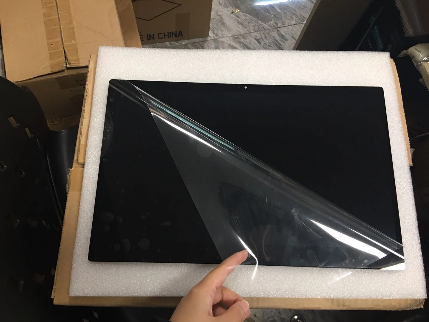 NV156FHM-N61 Montagem de vidro de tela LCD COM moldura para Xiaomi Mi Notebook Air Pro 15.6 Polegada