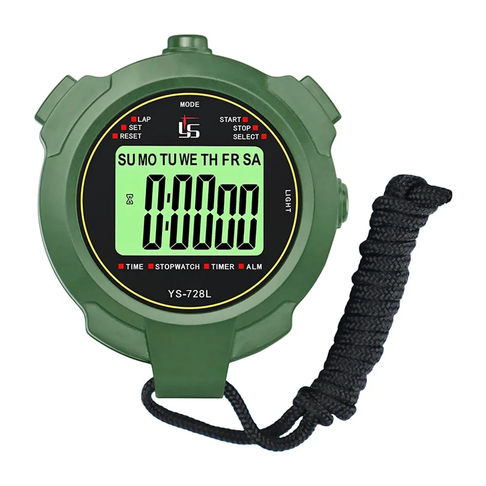 Professional Electronic Digital Stopwatch Multifuction Handheld Training Timer Outdoor Sports Running Chronograph Stop Watch