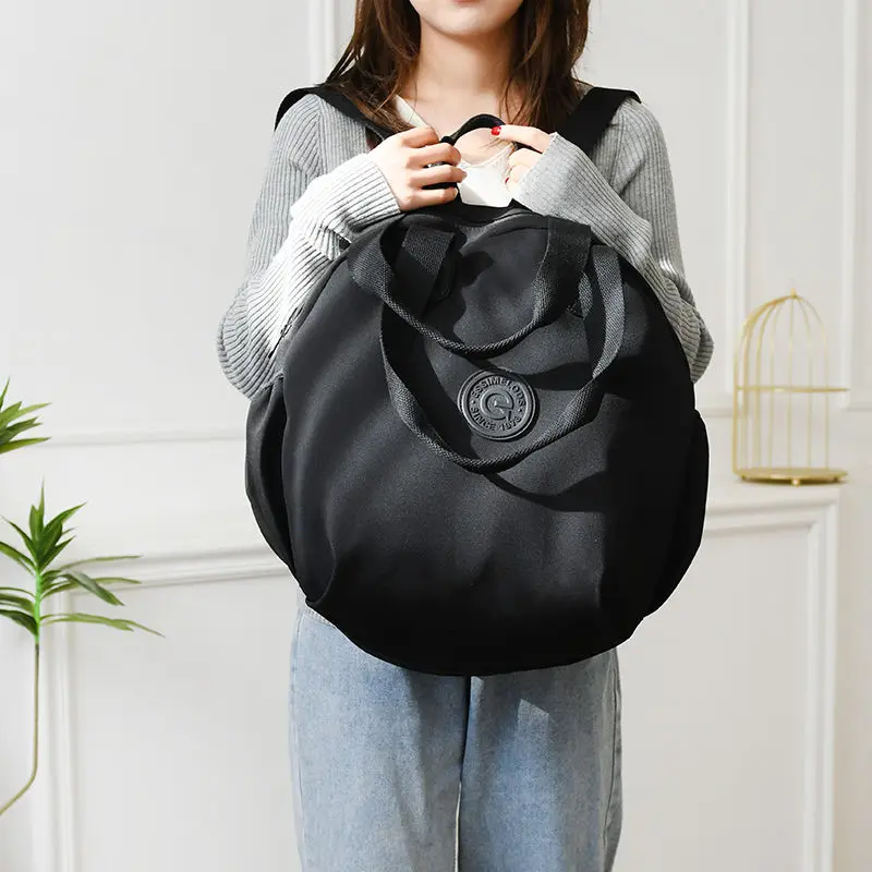 Good-looking fashion all-matching travel backpack ins handbag casual handbag lightweight and large capacity backpack for women