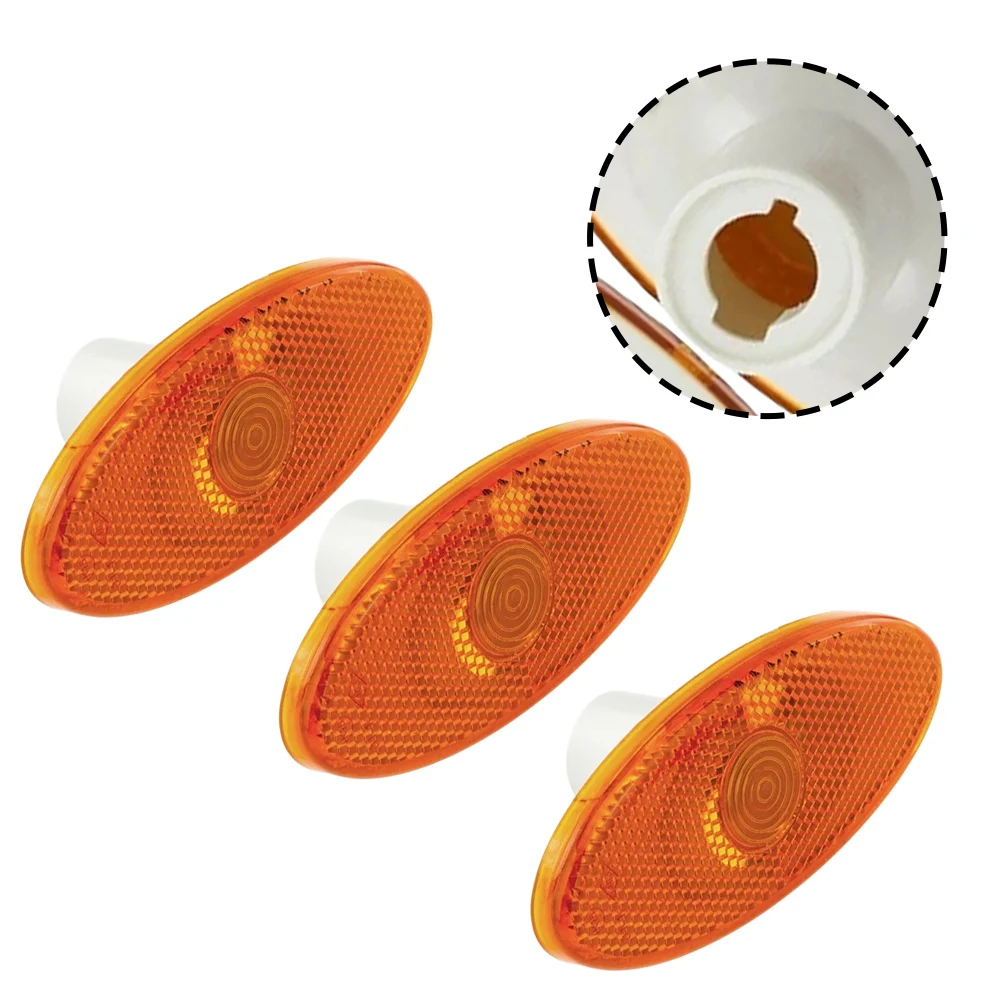 Amber Turn Signal Lens Marker Indicator Lamp Lens Direct Replacement Part OE Number 261B00001R Without Bulb Included