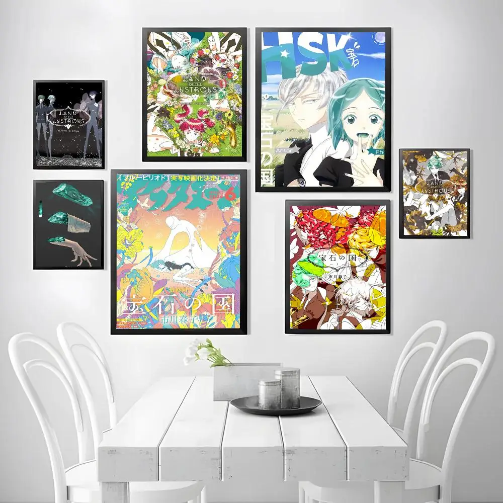 anime fantasy L-Land of the Lustrous Poster Wall decals, perfect for hallways, living rooms, and home decor