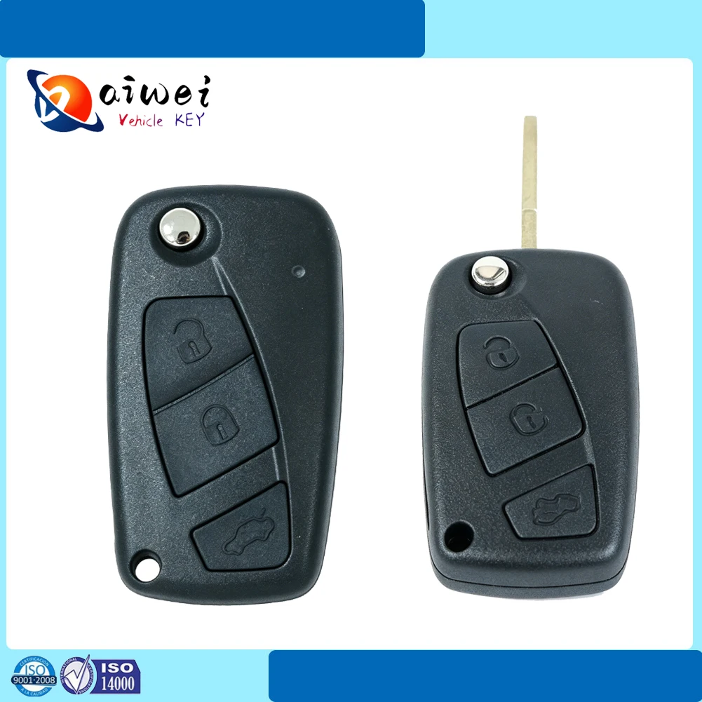 Remote Car Key Fob 433MHz ID48 Chip For Fiat Bravo Keyless Entry Control Replacement Car Key High Quality