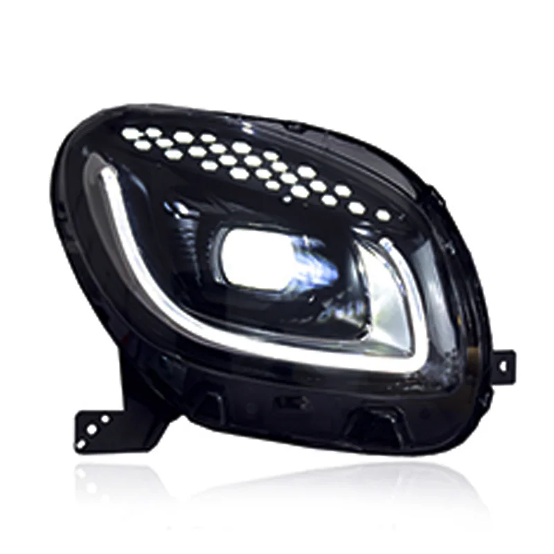 Car LED Headlights For Benz Smart 453 Fortwo Forfour 2015-2019 Modified Headlight Assembly Front Headlamp Auto Accessoriess