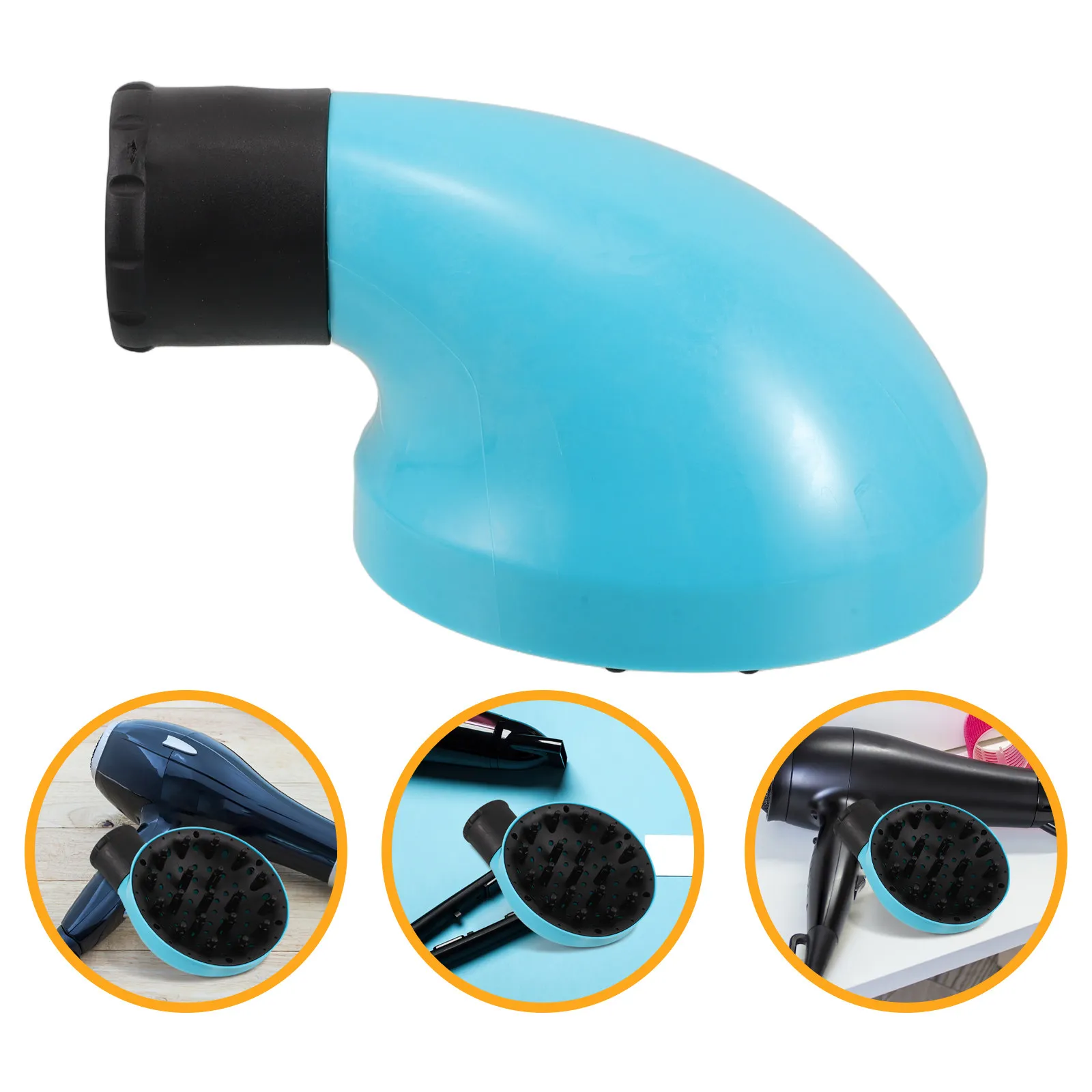 

Professional Hair Dryer Diffuser for Curly and Wavy Hair Universal Fit Large Hood Design Flow Travel Friendly