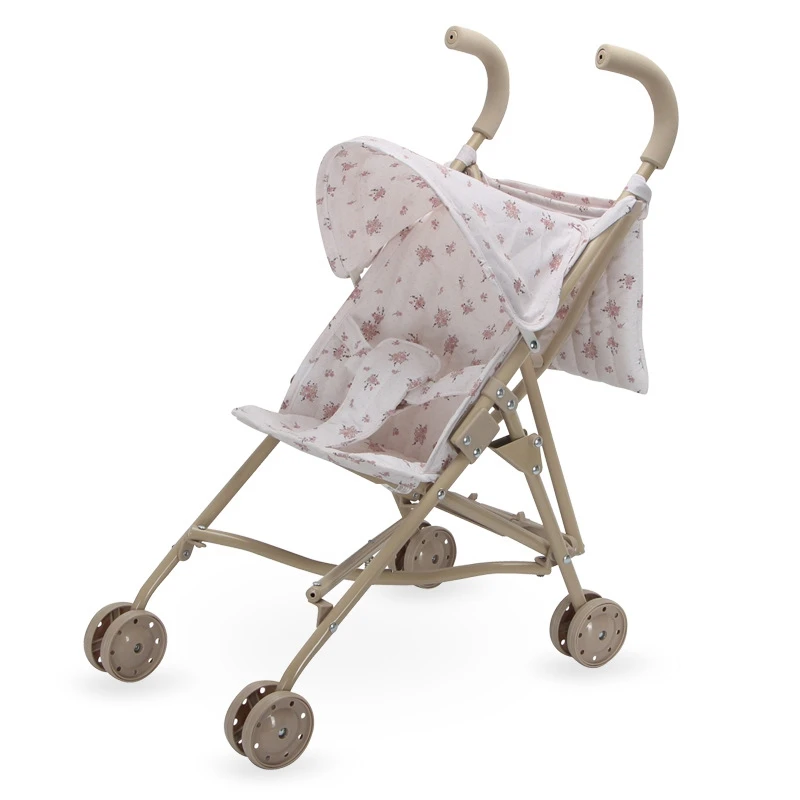 High Quality Simulated Doll Stroller Kids Toys 12 Inch Dolls Accessories Baby Walker Best Birthday Present For Girls Play Toy