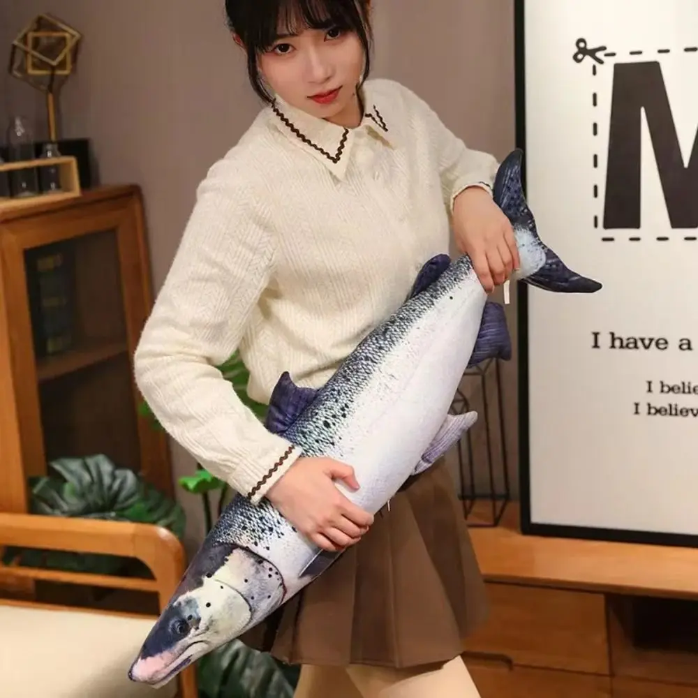 

Anime Pillow PP Cotton Simulation Sea Fish Stuffed Soft Sea Fish Stuffed Bream Grouper Fish Sleeping Pillow Gifts