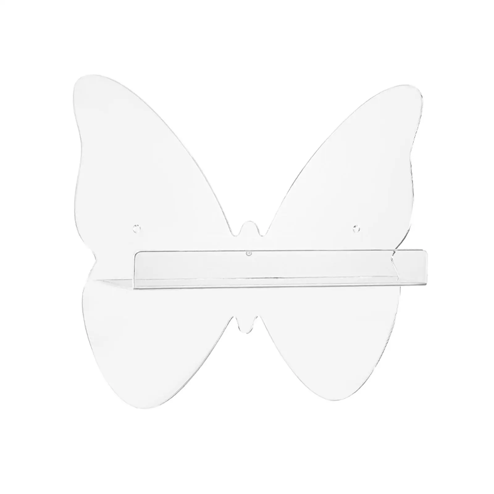 Clear Acrylic Floating Wall Shelf Modern U Shaped Wall Display Shelf Spice Shelf Organizer for Bathroom Kitchen for Collectibles