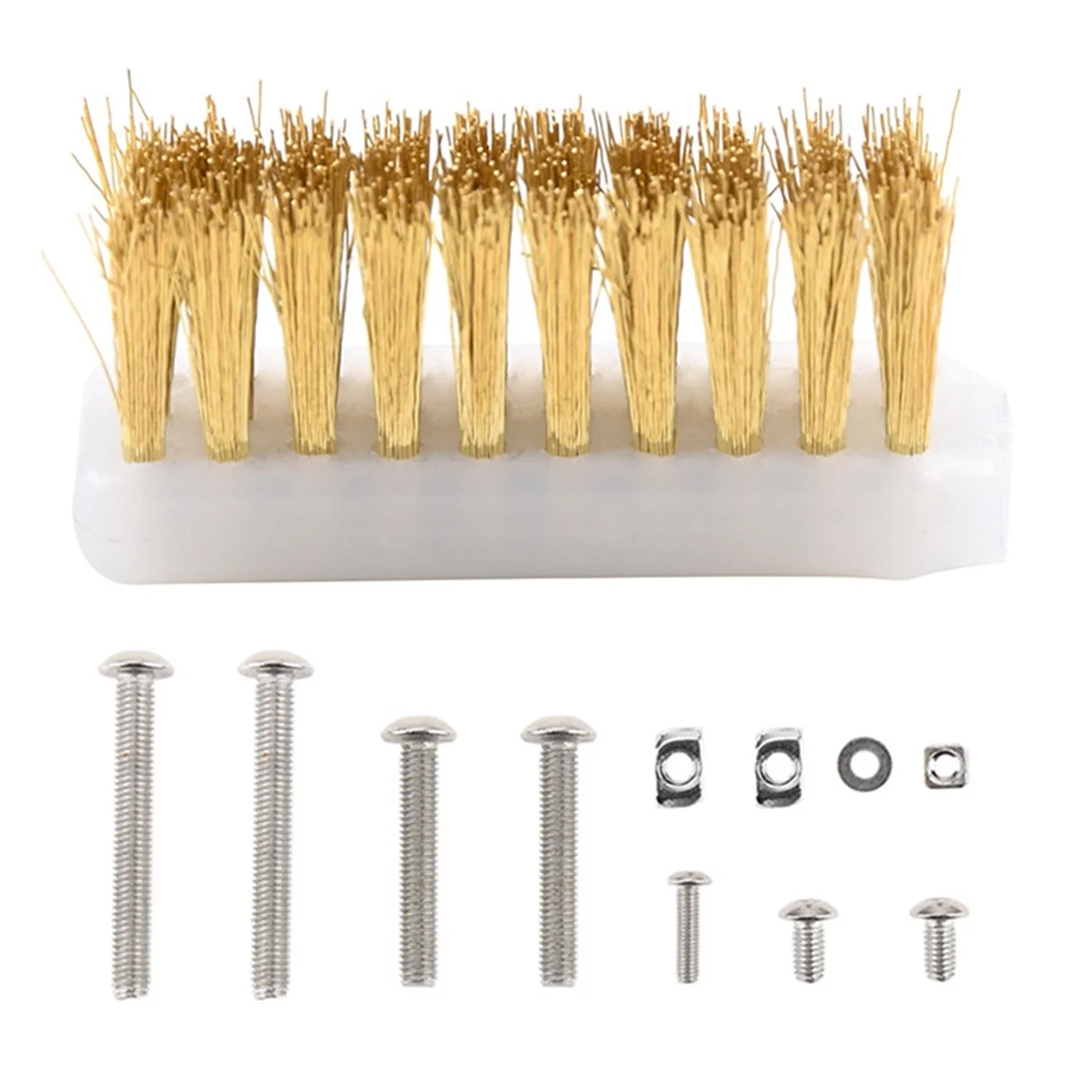 Ferramenta de limpeza de impressora 3d, escova de dentes de fio de cobre para Ender-3/CR-10/Ender-5, bico de limpeza hotend, bloco aquecedor, cama quente