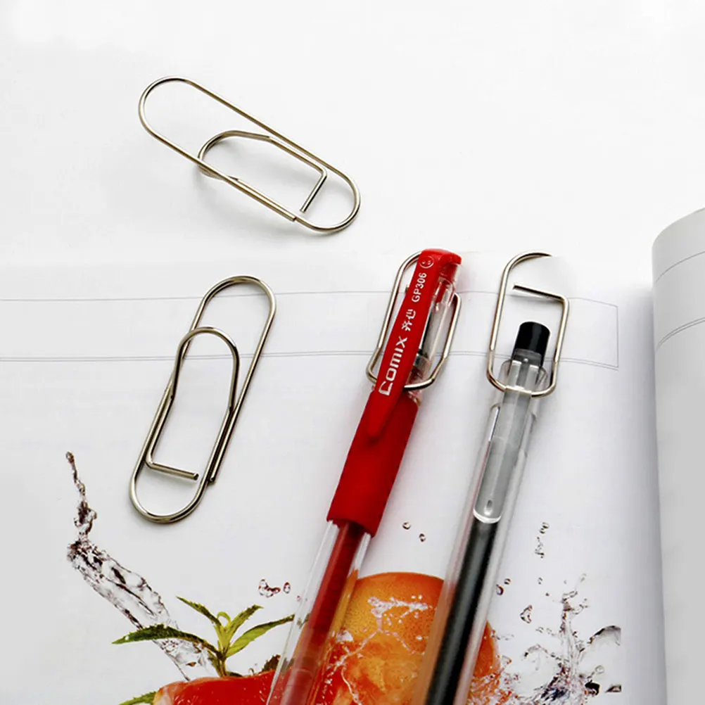 

pen holder clip paper clips file clamps plating paper clips spring pen holder clip