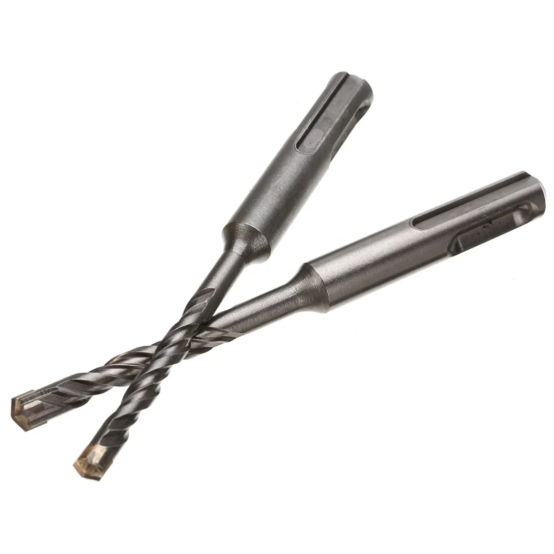 110 มม. 5/6/8/10mm Twist Drill Bit Saw SDS Plus Masonry เจาะเกลียวคู่ค้อนเจาะ Bits สำหรับงานไม้เครื่องมือ