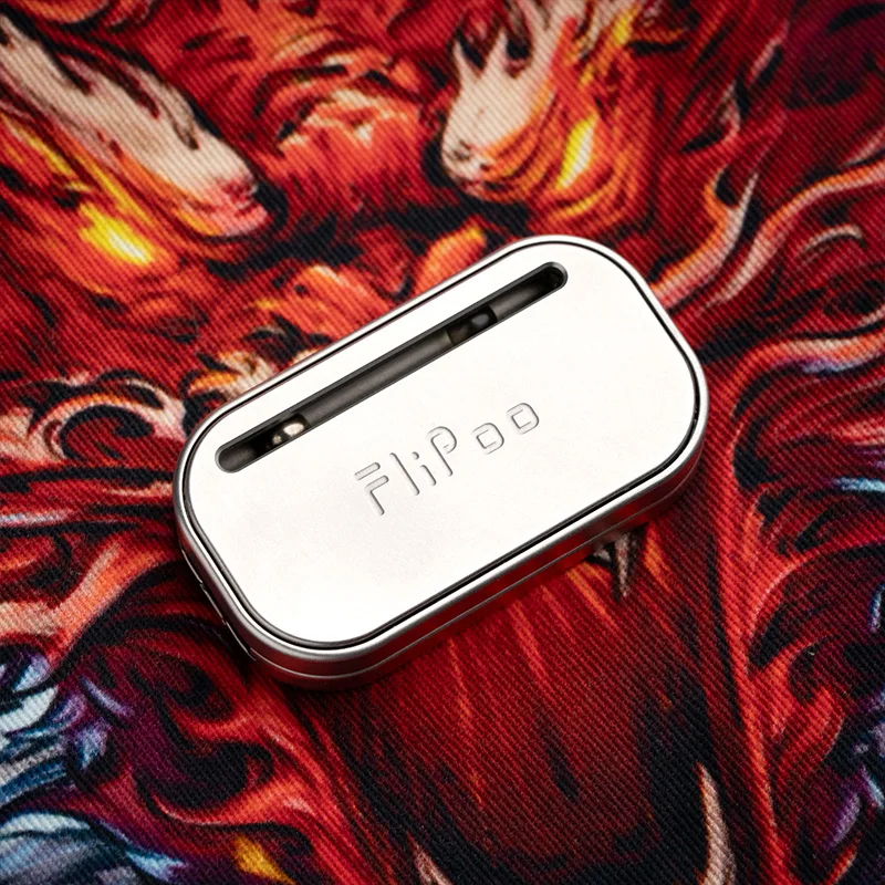 PEL EDC Flipoo Fidget Slider Magnetic Machinery Ding Ding Stainless Steel Stress Relief Toy Fidget Toys For Adults