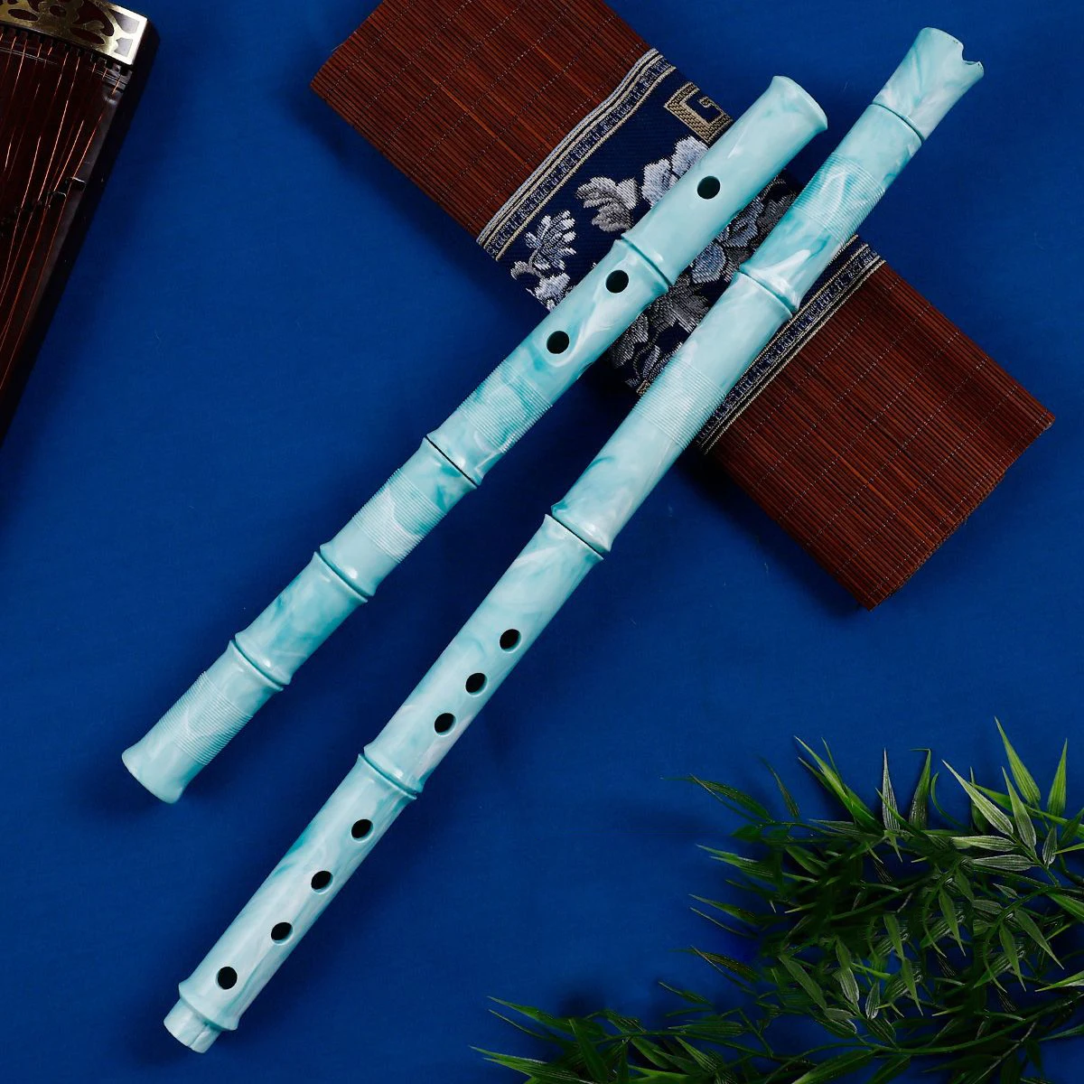 Chinese Traditional Resin Musical Instrument Nine Section Xiao In G Key  Suitable For Beginners