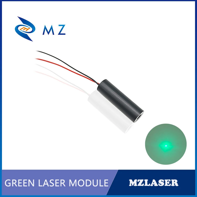 Imagem -05 - Módulo de Diodo Laser Verde Compacto do Ponto Categoria Industrial D12 mm 505nm 5mw 10mw 20mw 30mw 3v 5v 12v 24v Venda Quente