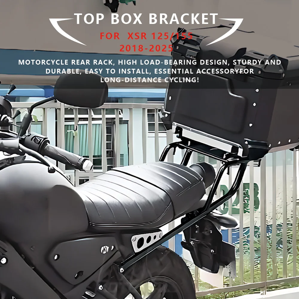 

MTK For YAMAHA XSR155 /XSR125 2018-2025 Motorcycle Rear Luggage Rack Cargo Holder Top Box Carrier Shelf Bracket Accessories