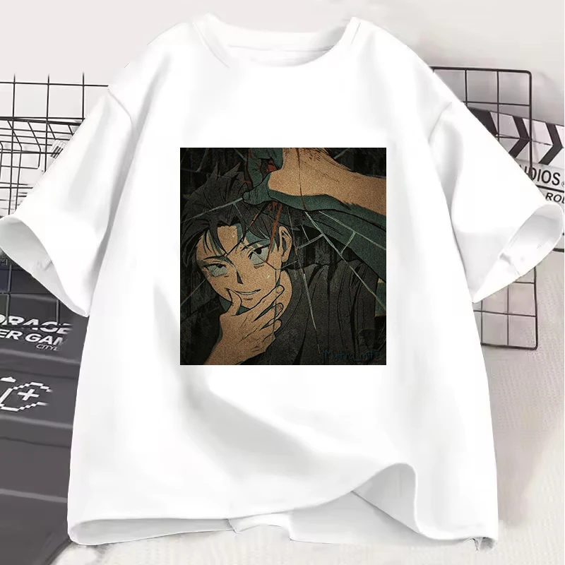 

Anime Caiyue Subaru Pattern Men's Woman's T-shirt Trendy Urban Streetwear Y2K Summer Casual Oversized Loose Couple's T-Shirts