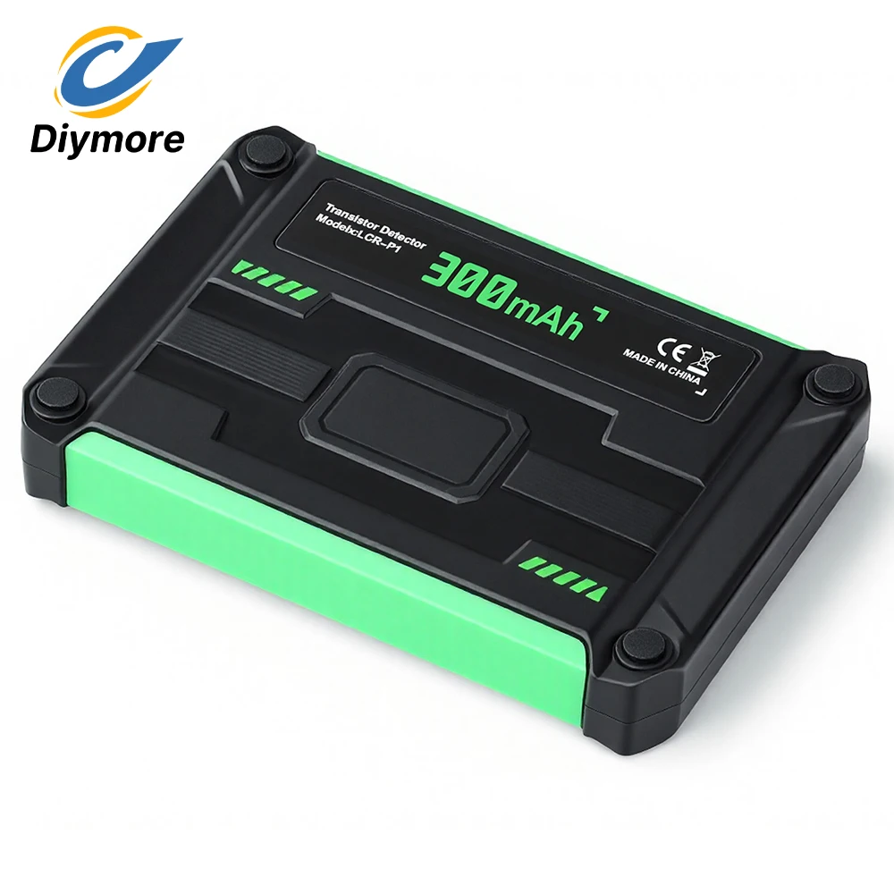 LCR Meter Transistor Tester Screen SMD Test Fixture Auto Identify Components Capacitance Inductance Resistance for Repair DIY