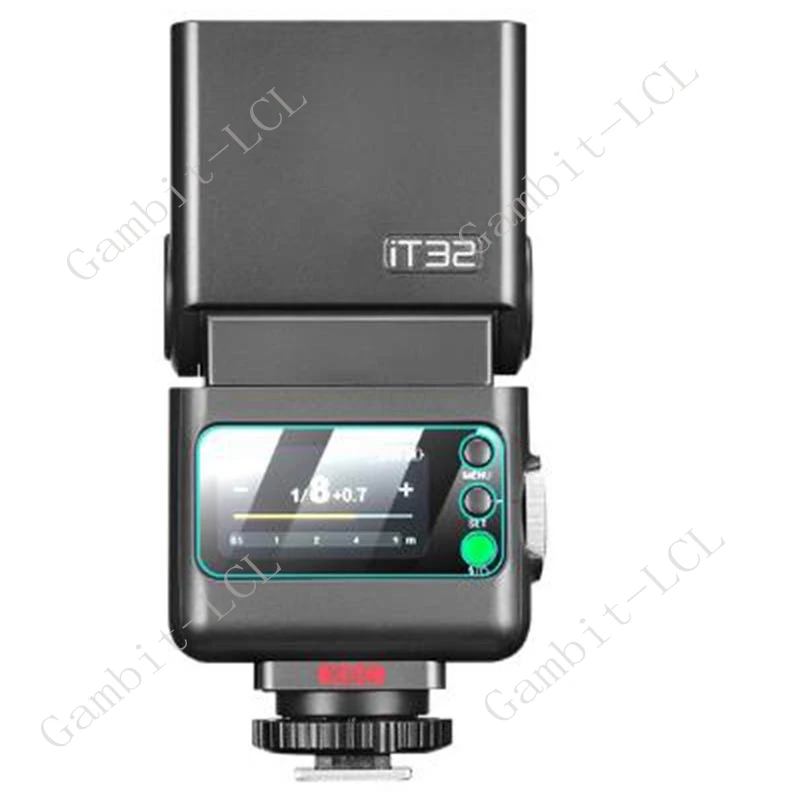 1/3 قطعة 9H HD الزجاج المقسى ل Godox iT32 GodoxiT32 iFlash فلاش الزناد OLED واقي للشاشة اللمس غطاء الفيلم