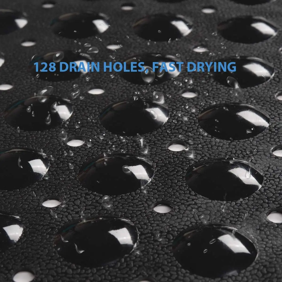 1 قطعة بولي كلوريد الفينيل عدم الانزلاق حمام حصيرة مع شفط الكؤوس و استنزاف ثقوب 15*27.6in/38*70 سنتيمتر-استنزاف سريع دش حصيرة حوض الاستحمام حصيرة الحمام حصيرة #4