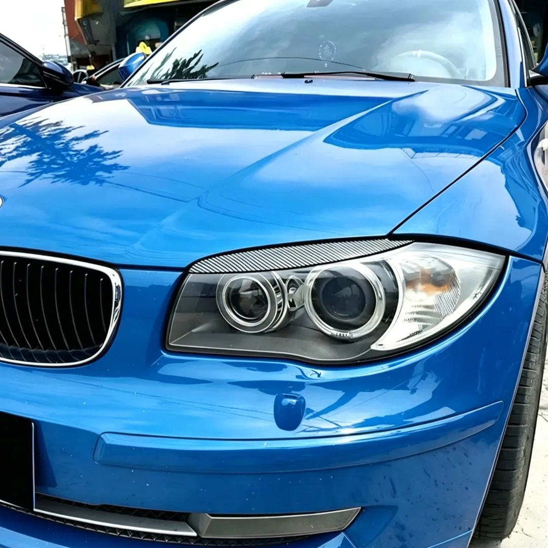 Frontscheinwerfer-Augenbrauenblende, Tuning-Zubehör, Karosserie-Kit-Erweiterung für BMW 1er Serie E81 E82 E87 E88 2004-2014 – Detail 4