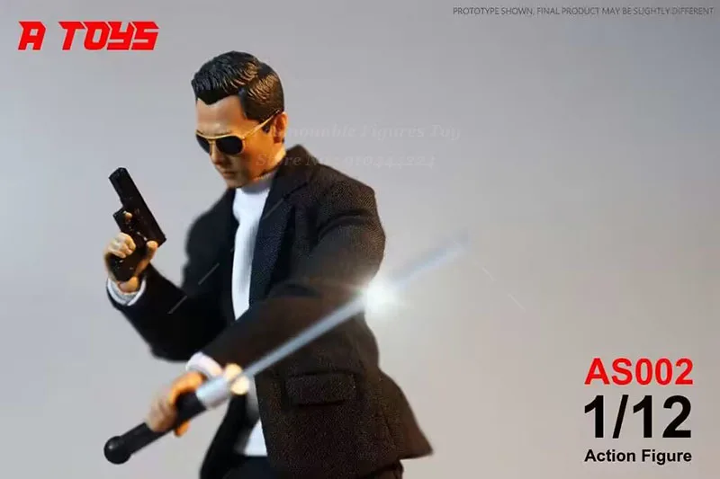 A TOYS A002 1/12 Men Soldier Killer Warrior Donnie Yen Dolls 6Inch Full Set Action Figure Model Toys Best Collection Gift