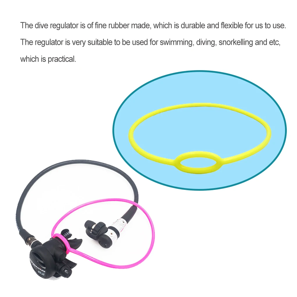 Diving Regulator Flexible Reusable Washable Outdoor Activity Underwater Watersport Necklace Holder Accessories