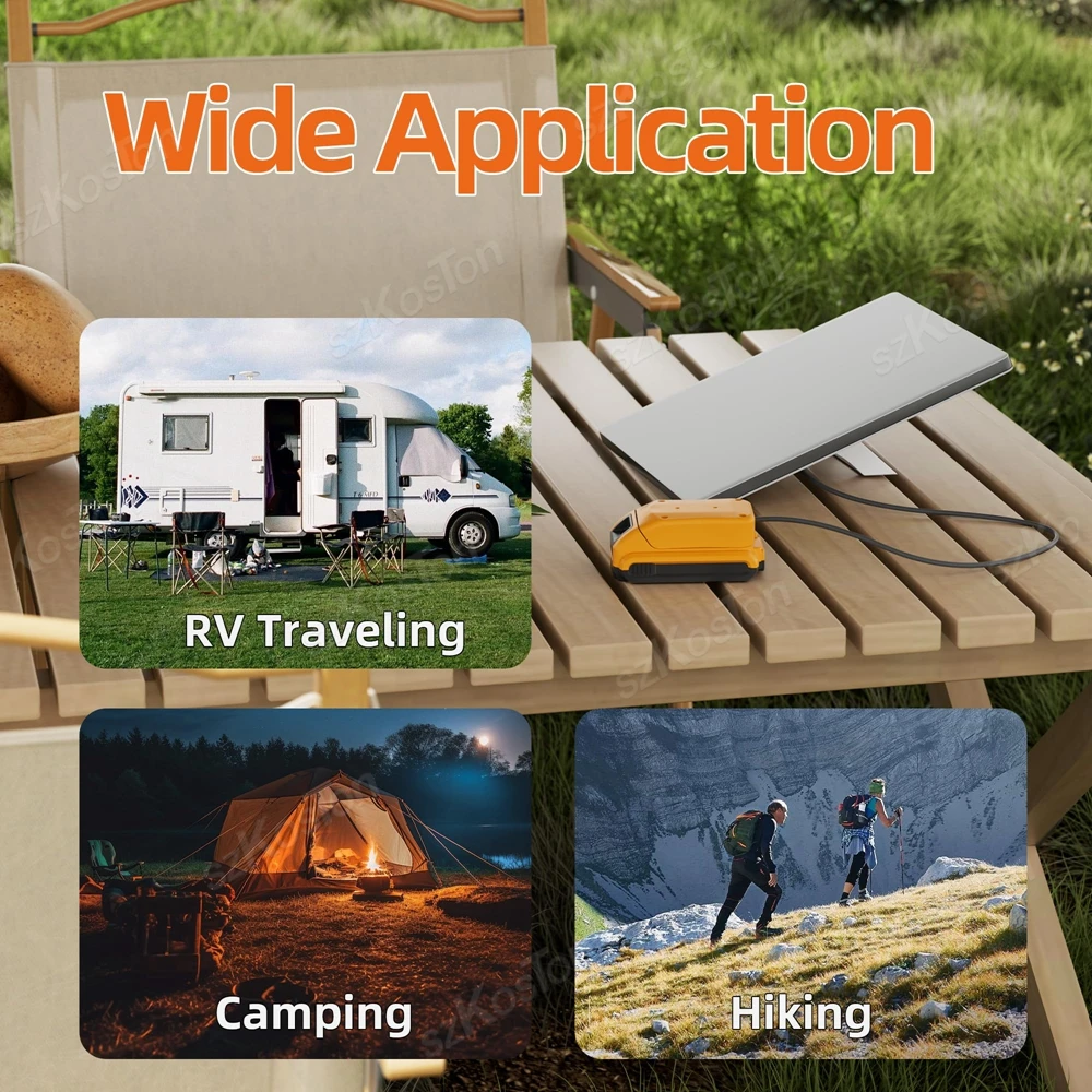 For Starlink Mini Power Cable for Dewalt Battery 1M for Starlink Mini  Charger Adapter DC Power 18AWG Cable Cord Plug and Play