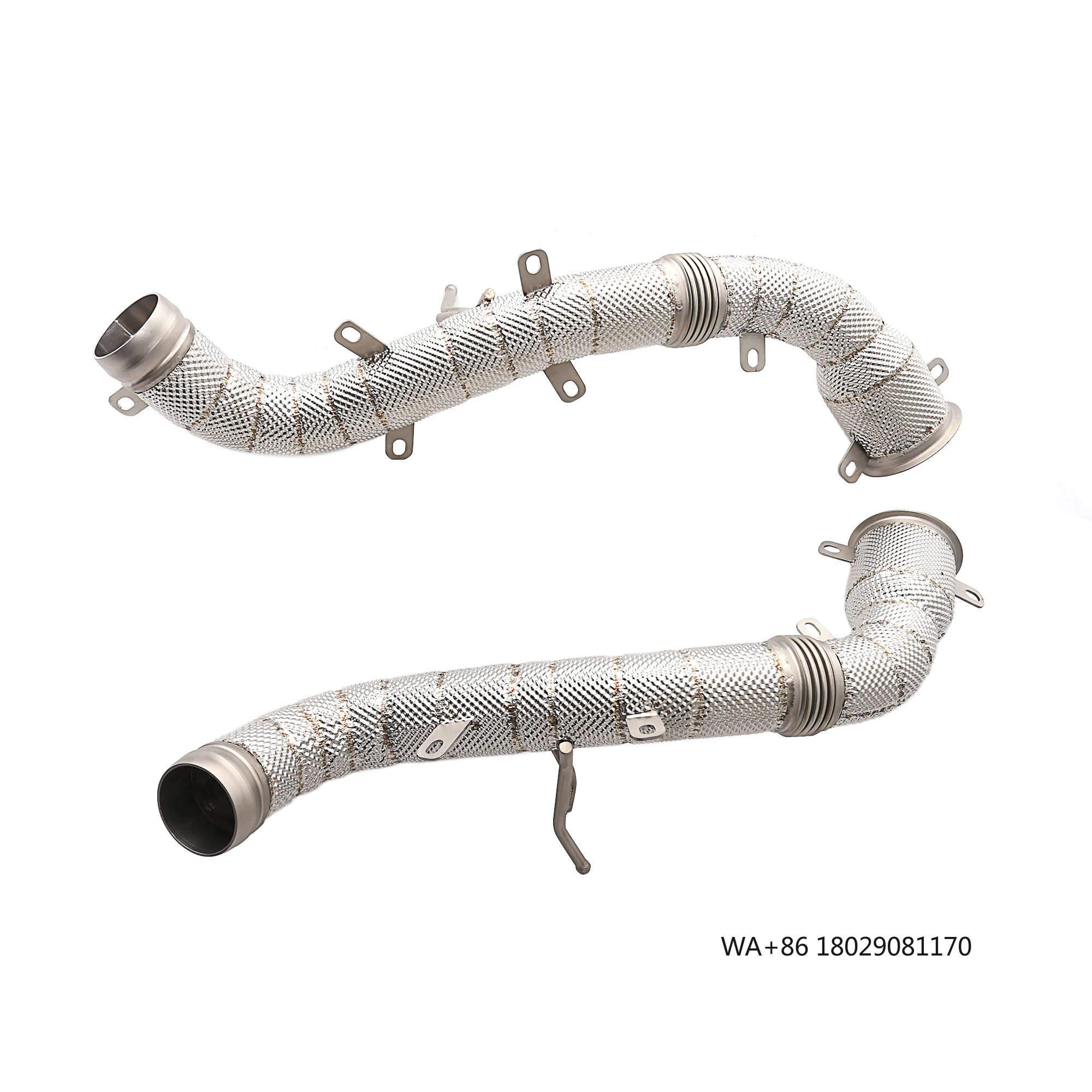 

OEM No Cat Downpipe Exhaust System for 570S/540/540C 3.8T 2015+ High Quality Stainless Steel With Heat Shield