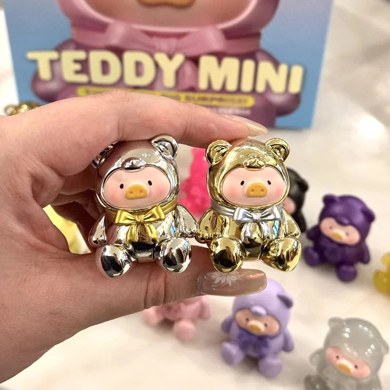 لولو بيجي تيدي حقيبة مفاجأة صغيرة Kawaii لولو بيجي عمل الشكل حقيبة غامضة لطيف تيدي أنيمي دمية صندوق أعمى اللعب الهدايا