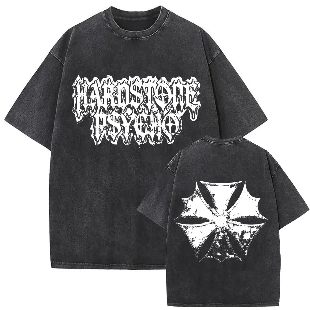 Gewassen Vintage Rapper Don Toliver Hardstone Psycho Tour Merch T-shirt Mannen Vrouwen Hip Hop Mode Pop Muziek Oversized T-shirt Tops