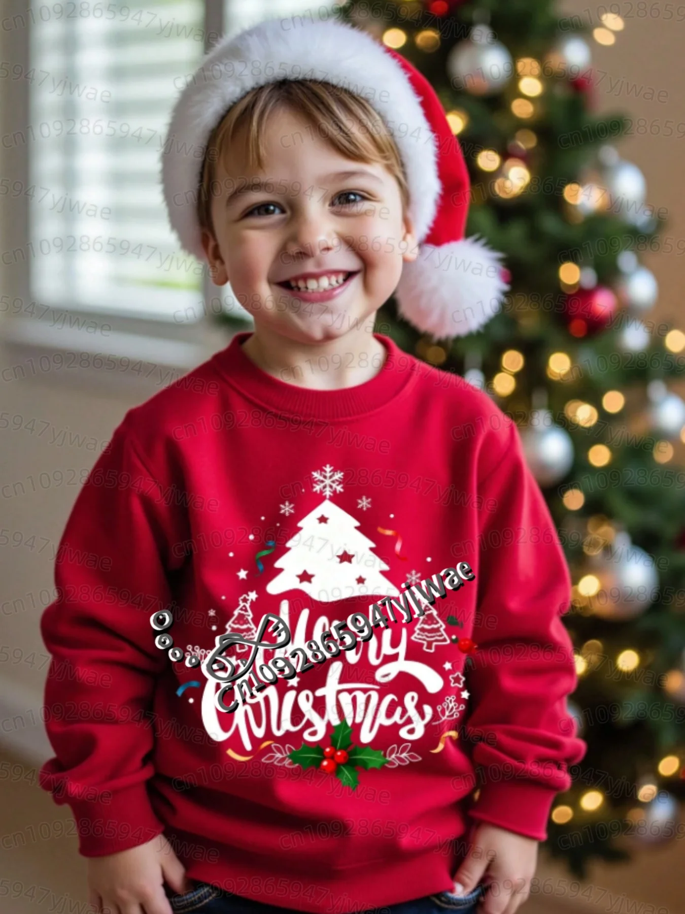 26 Winter Cosplay Merry Christmas Adult Kids O-Neck Hoodies Unisex Sport Men Women Christmas Tree Cosplay Sweatershirt