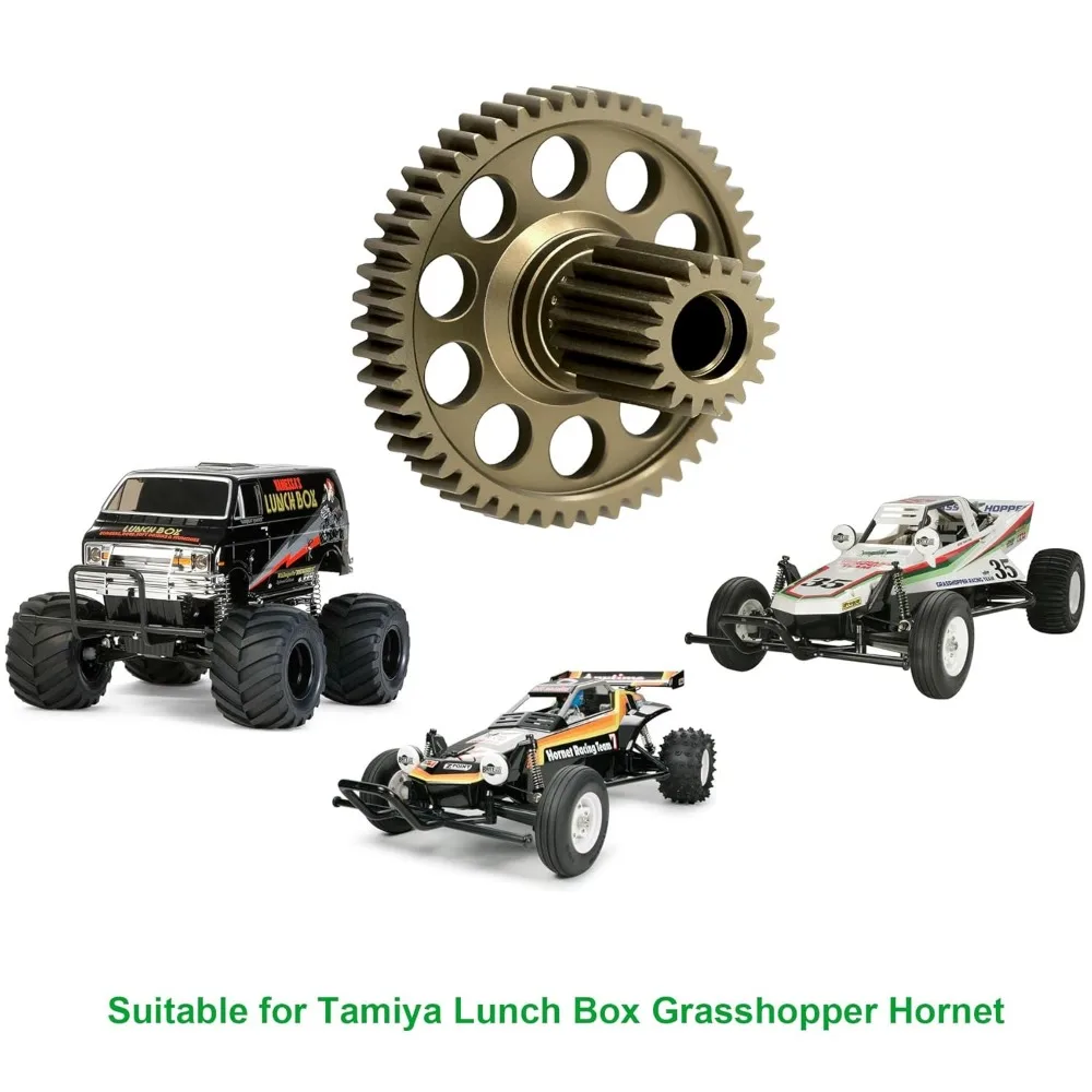 AMK Tamiya17/50T Hardened Aluminum Diff Spool Gear for 1/10 CW-01Lunch Box,Grasshopper,Hornet,TLB1750Tamiya Upgrades Accessories