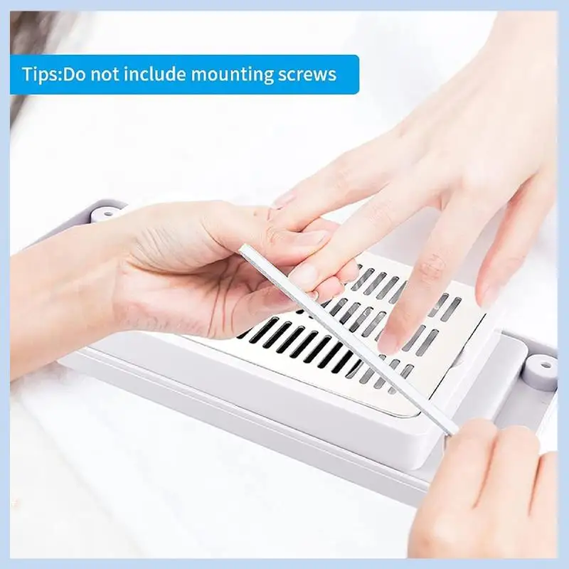 

EAS-Built-In Desk Nail Dust Collector Strong Fan High Speed Table Desk Vacuum Cleaner Manicure Machine US Plug
