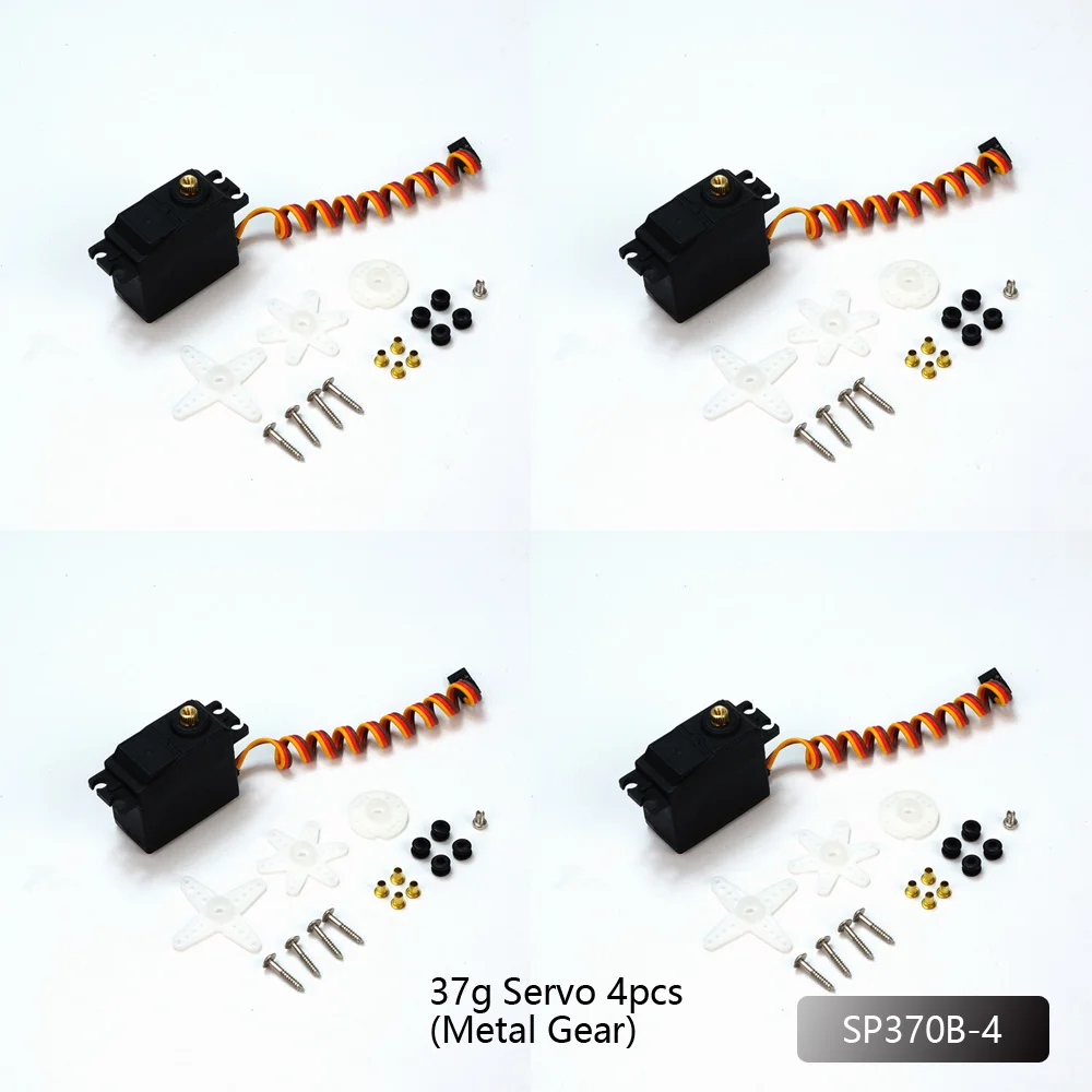 AEORC X-Servo 37g Metal Gear Ultra-Light Servo for Micro Fixed-Wing RC Aircraft Control Surfaces Small RC Airplane SP370