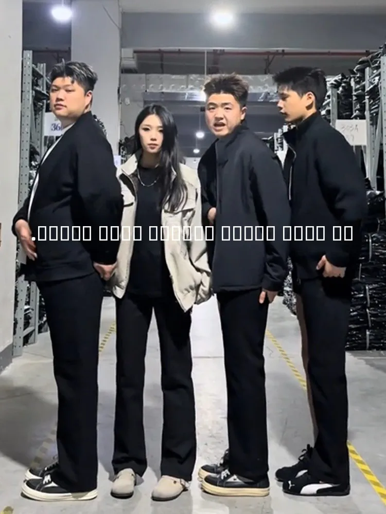 

Мужские джинсы GS Labora с подкладкой, зауженные, прямого кроя, с дизайном Le Blade, в стиле High Street, с легким расклешением, длинные брюки