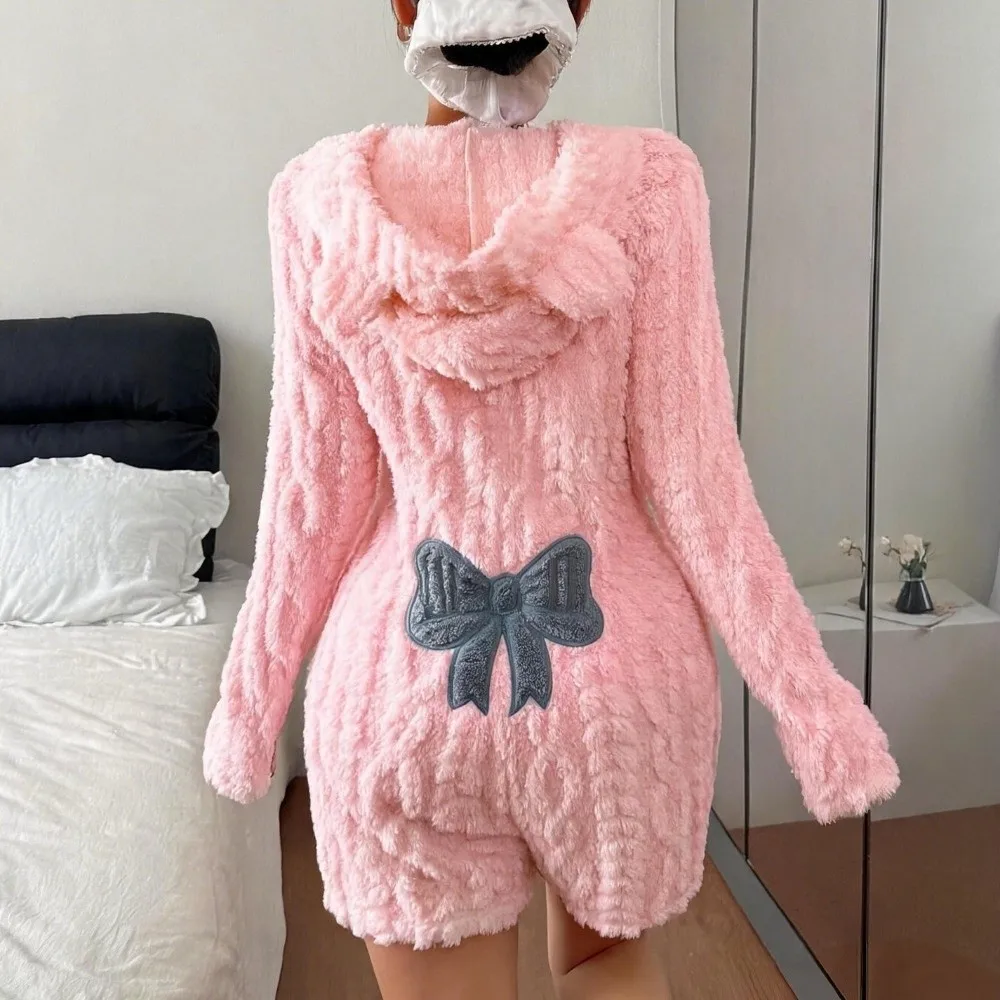 tuta-intera-con-cappuccio-pigiama-a-maniche-lunghe-con-orecchie-da-orso-tuta-in-peluche-pigiama-caldo-con-fiocco-abbigliamento-da-casa-per-donna-abbigliamento-per-il-tempo-libero
