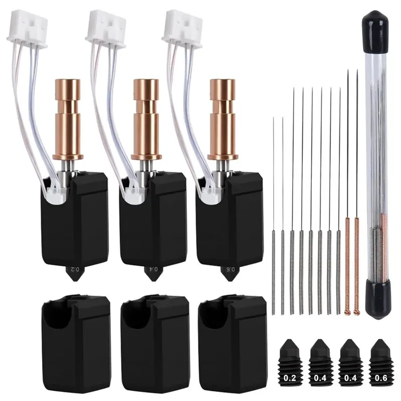

AT82-For Anycubic For Kobra S1 Combo Head S1C Compatible Hotend Set For Kobra S1 3D Printer Accessories