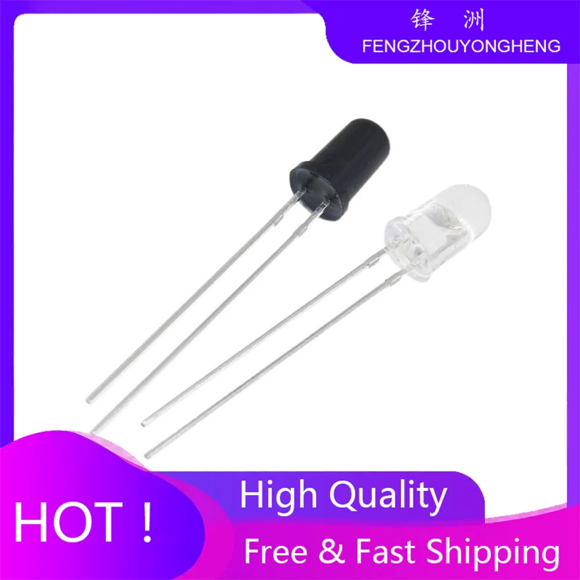 10pair Infrared Emitting & Receiving Diode (10pcs Emitting + 10pcs Receiving ) F3 F5 Emit Receive Transmit IR LED 5MM 3MM