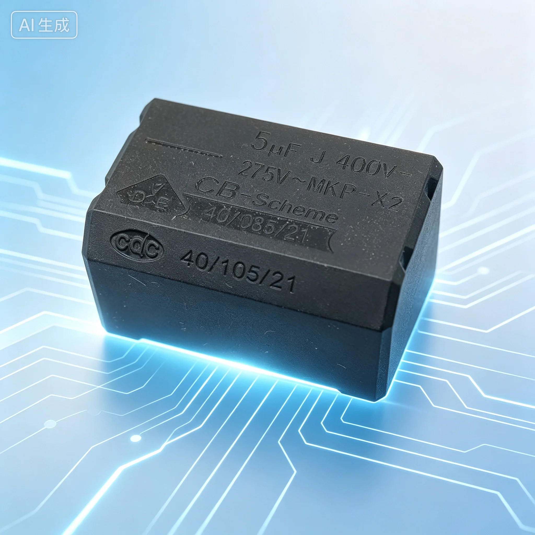 mkp-x2-5uf-j-400v-275～用ポリプロピレンコンデンサ、ihクッキングヒーター用部品、20個入り。