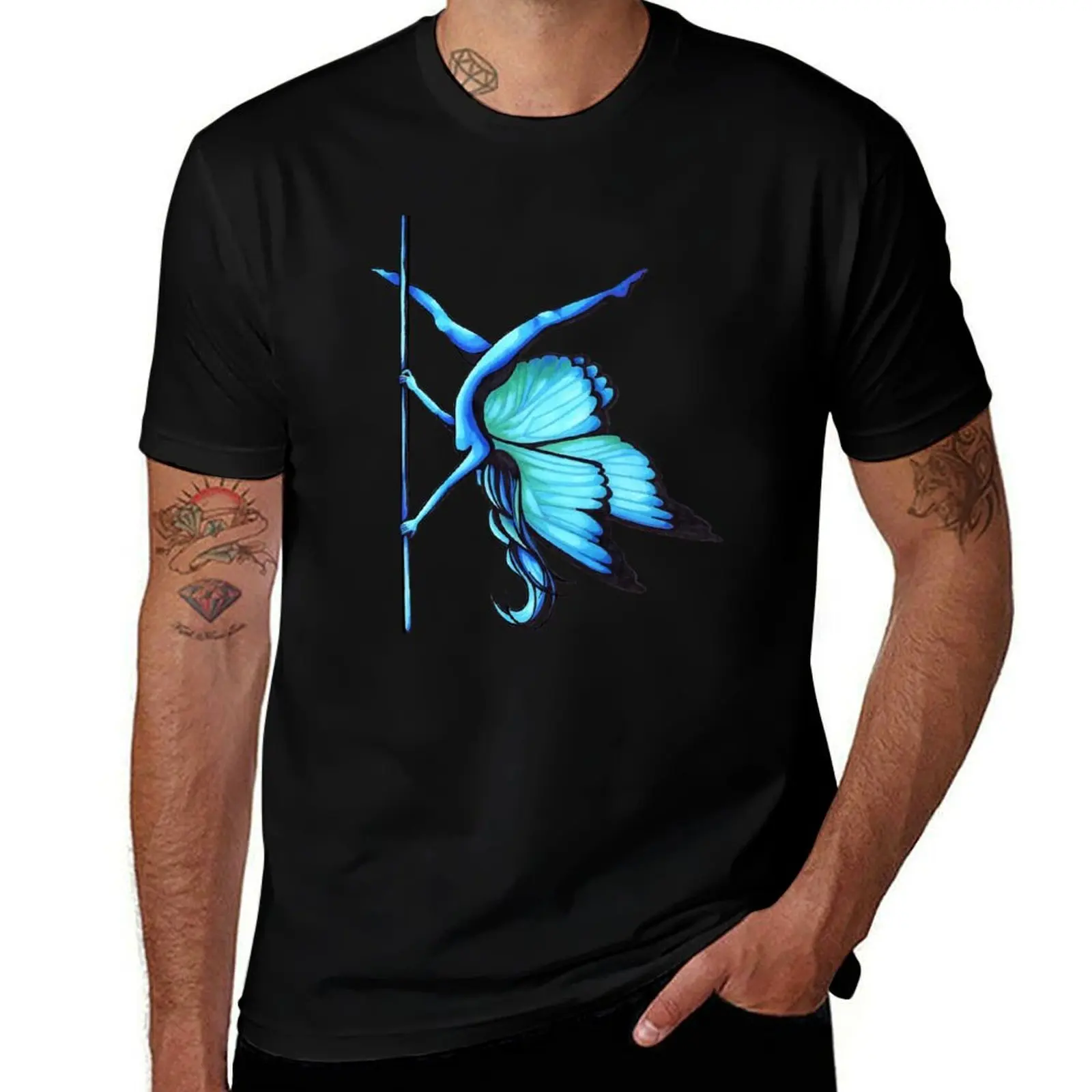 Pole Goddess - Extended Butterfly T-Shirt t shirts for man cotton soft T-Shirt