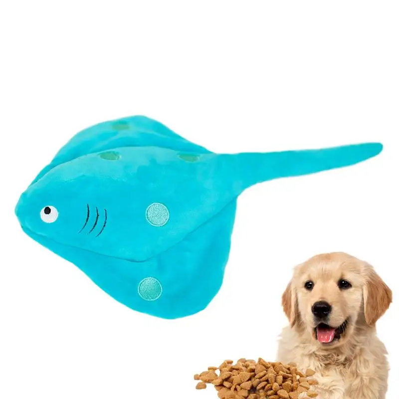 Squeaky Dog Toys Puzzle Game Squeaky Toys Interactive Dog Toys Puppy Teething Dog Puzzle Toy Octopus Starfish Plush Toys Pet