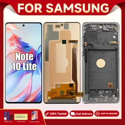 Note 10 Lite For Samsung 6.7''For AMOLED Note10 Lite N770F N770F/DS LCD Display Touch Screen Digitizer Assembly Replacement