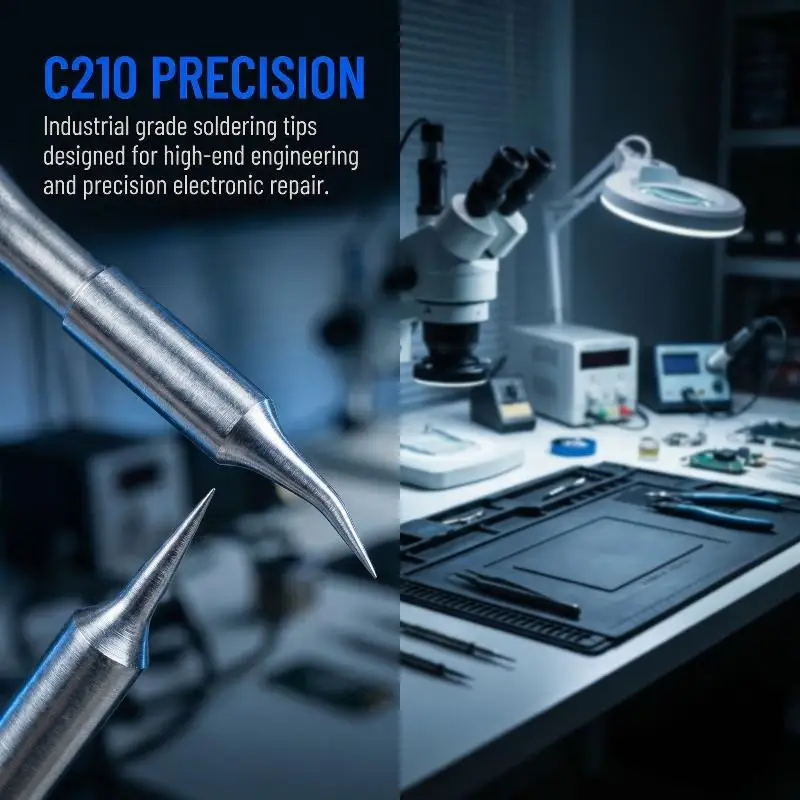 C210 Series High Precision Soldering Iron Tip Universal Fit For JBC DIY Repair Electronics Maintenance Workshop Tool