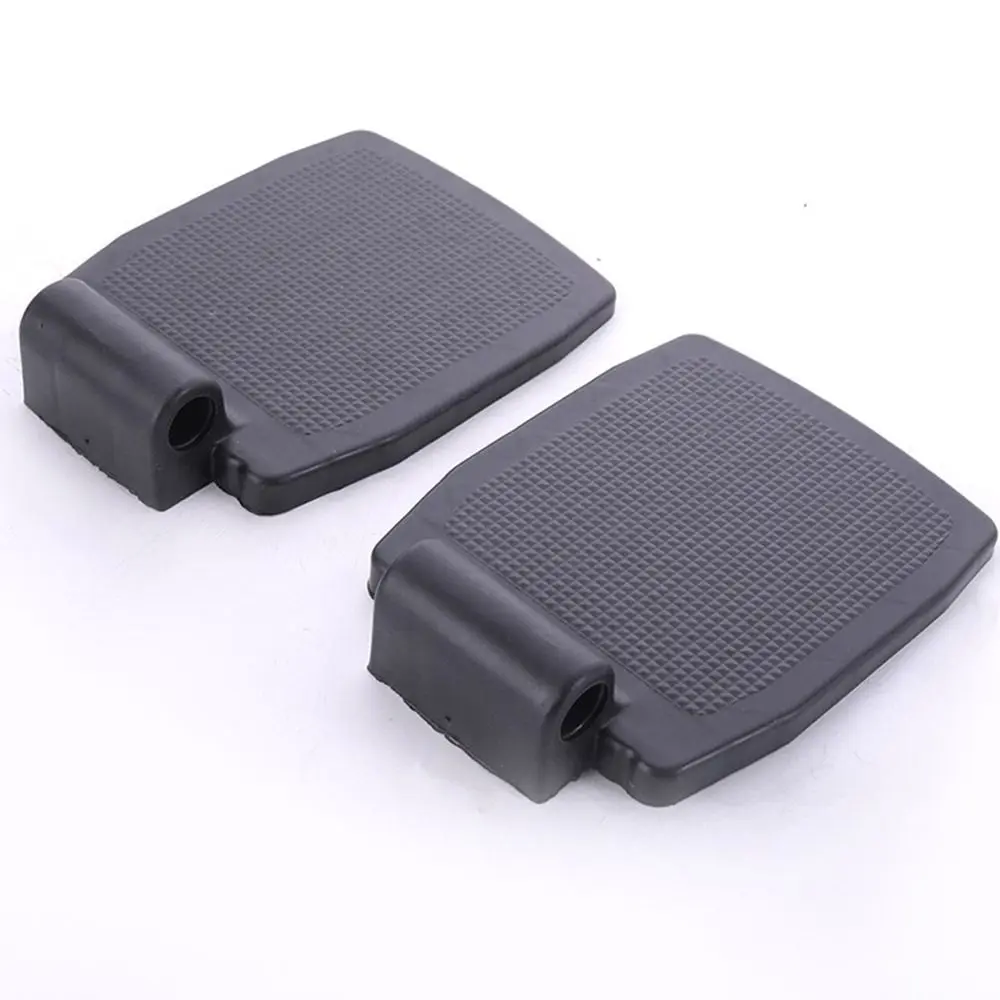 1Pair Non-slip Wheelchair Footrest Pedal Replacement with Leg Tube Wheelchair Footboard Wheelchair Footplate