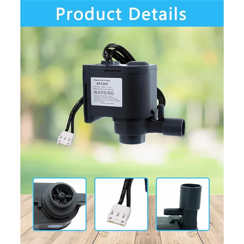 A74G-AP1200 HZB-30F,HZB-38F,HZB-32,HZB-45,HZB-65,HZB-90,HZB-120,HZB-160 제빙기용 AC120V 제빙기 워터 펌프